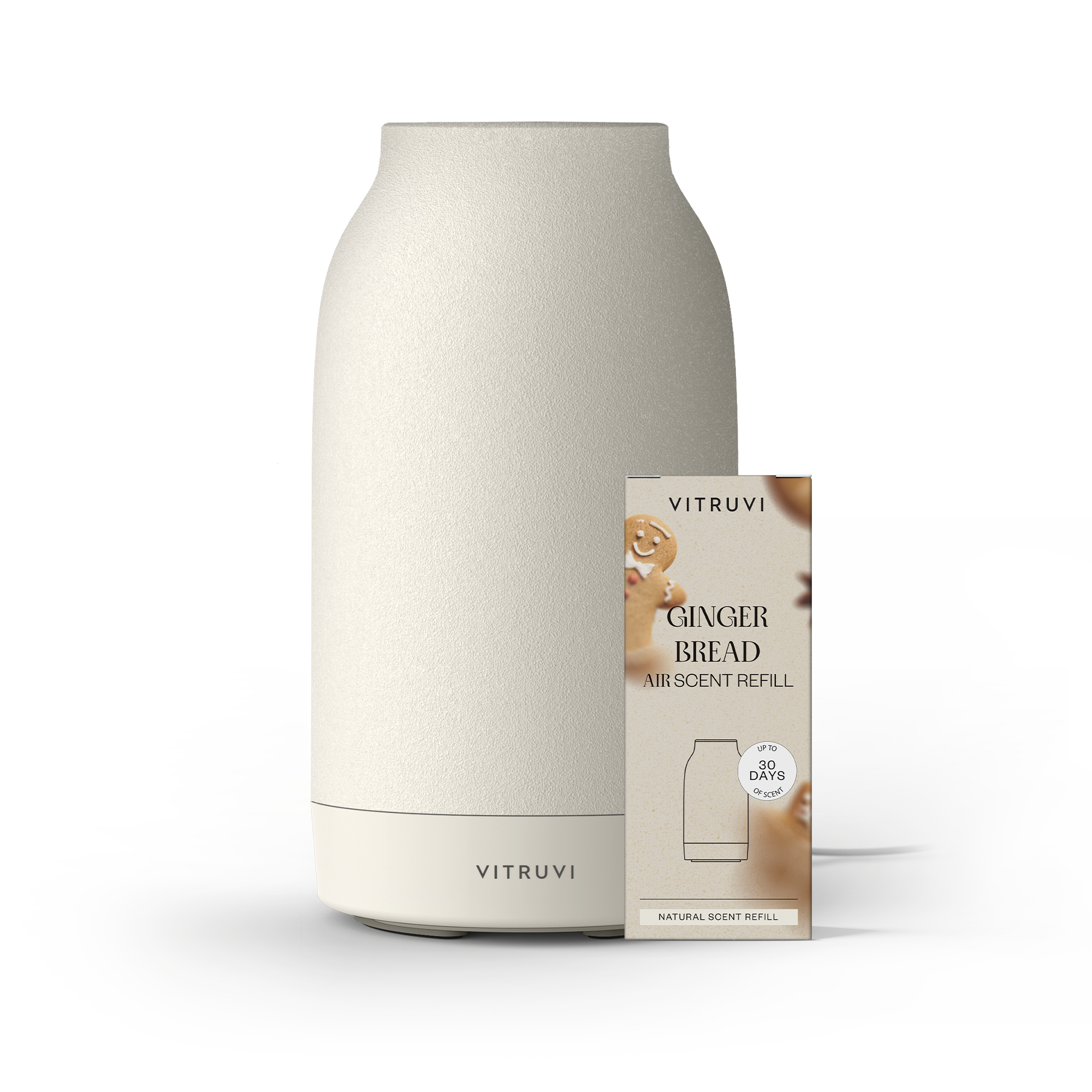 Air Waterless Diffuser - Starter Kit with Gingerbread Refill