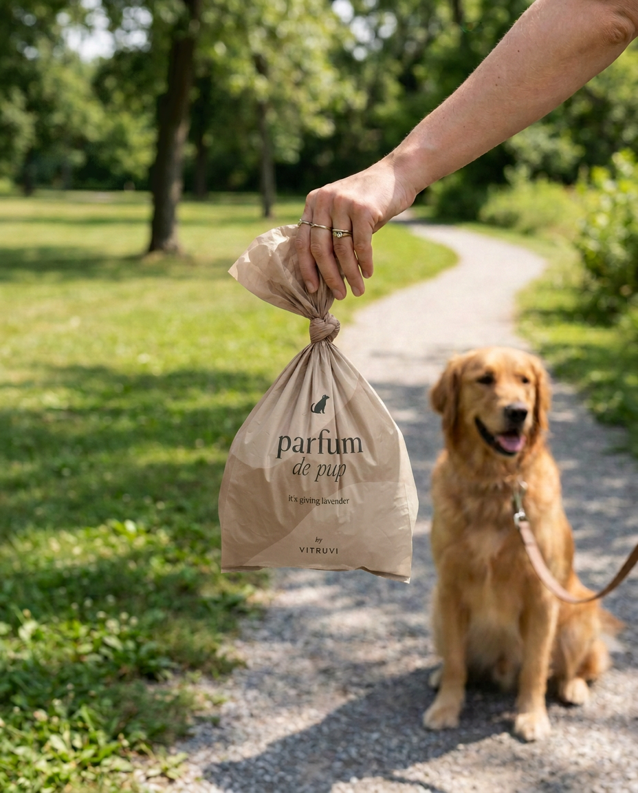 Parfum de Pup Bags in aid of Humane World for Animals