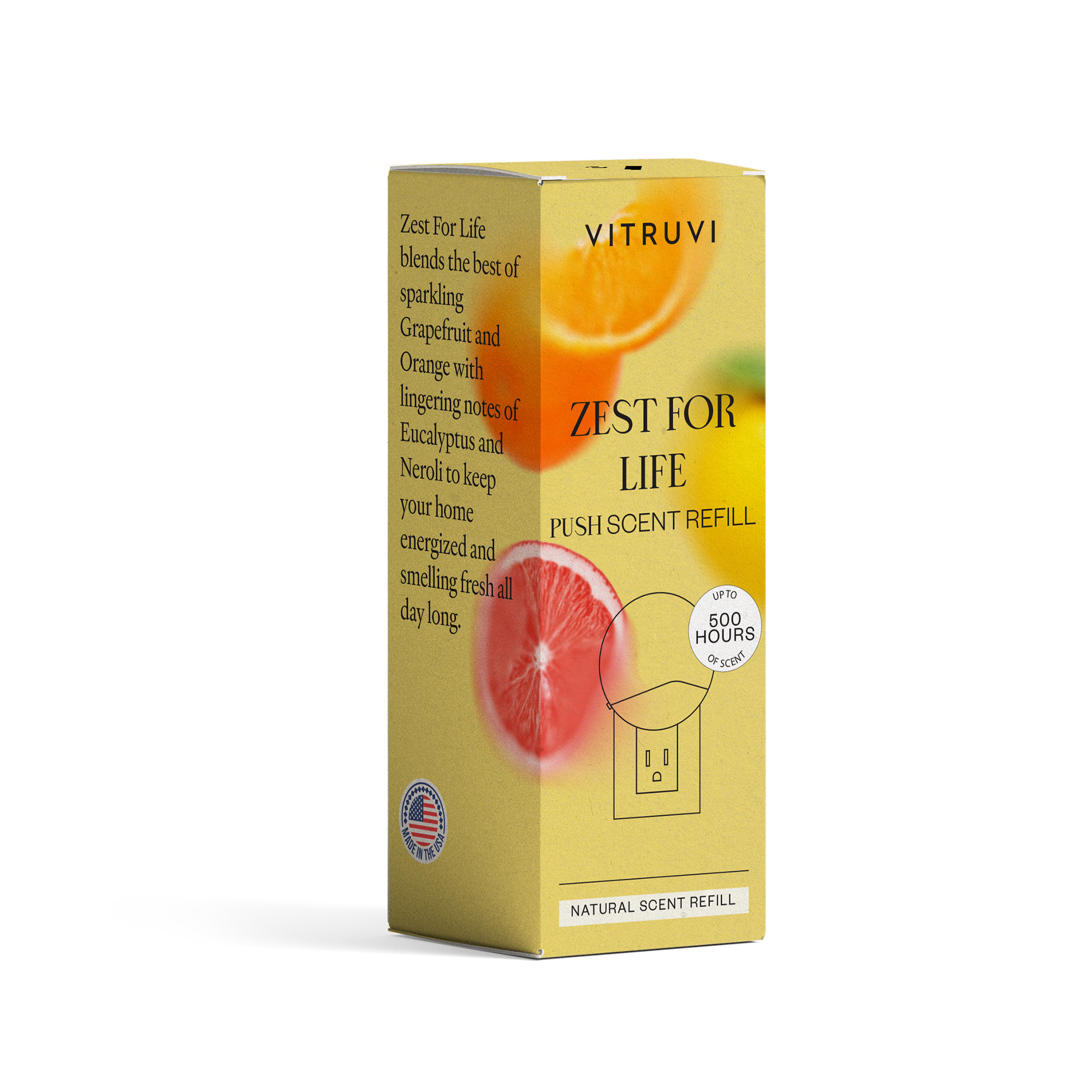 Zest for Life Push Scent Refill – Vitruvi