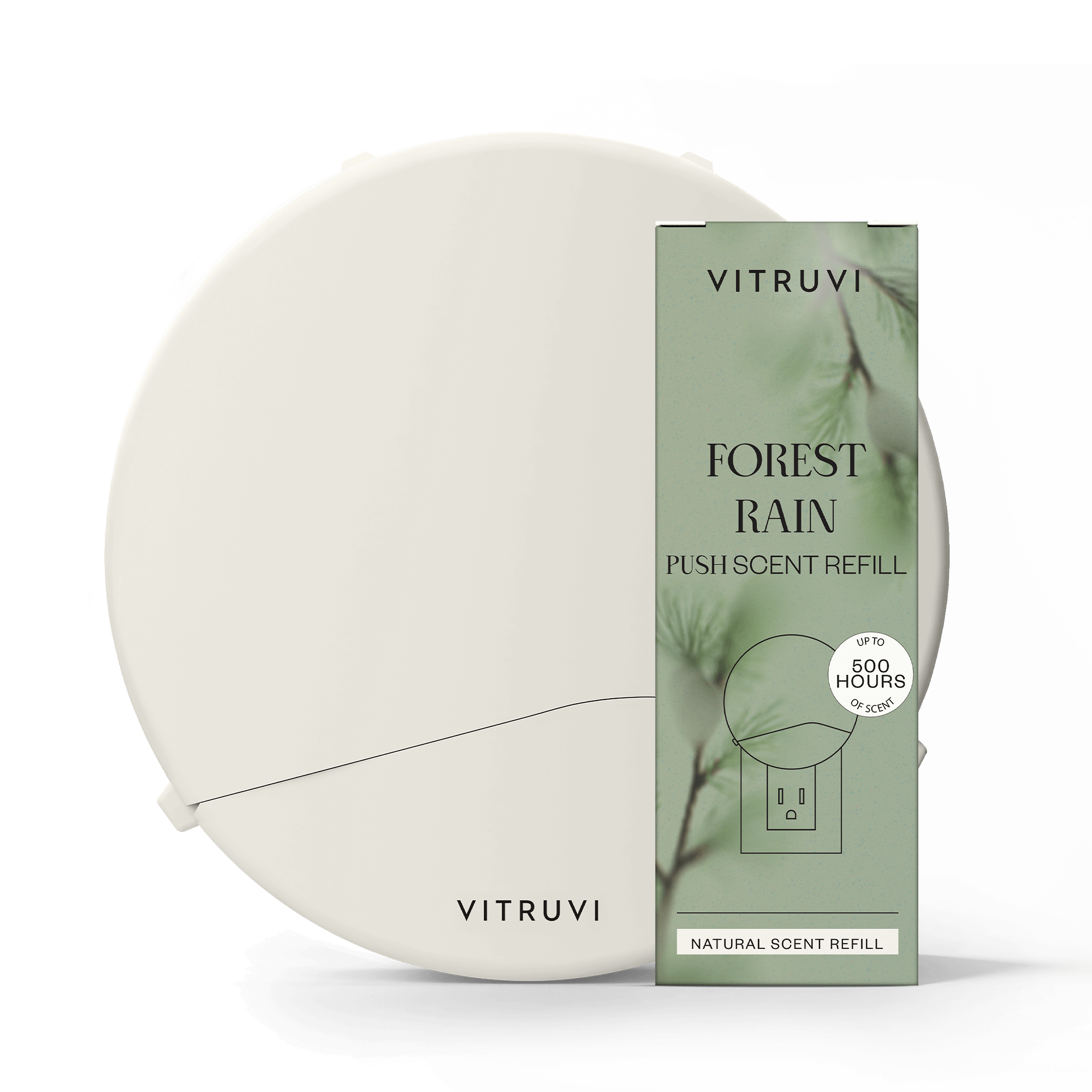 Push Plug-in Wall Diffuser – Starter Kit with Forest Frost Refill