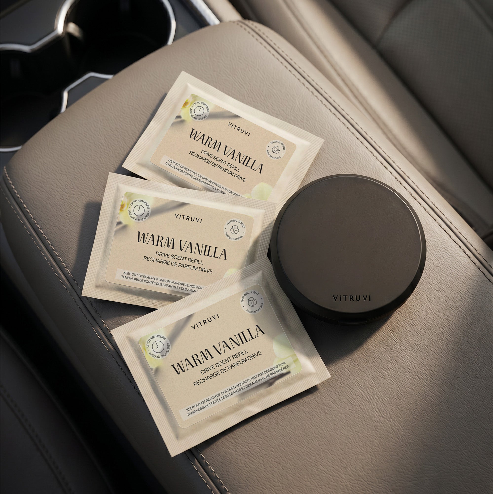 Drive Air Freshener Bundle with Warm Vanilla