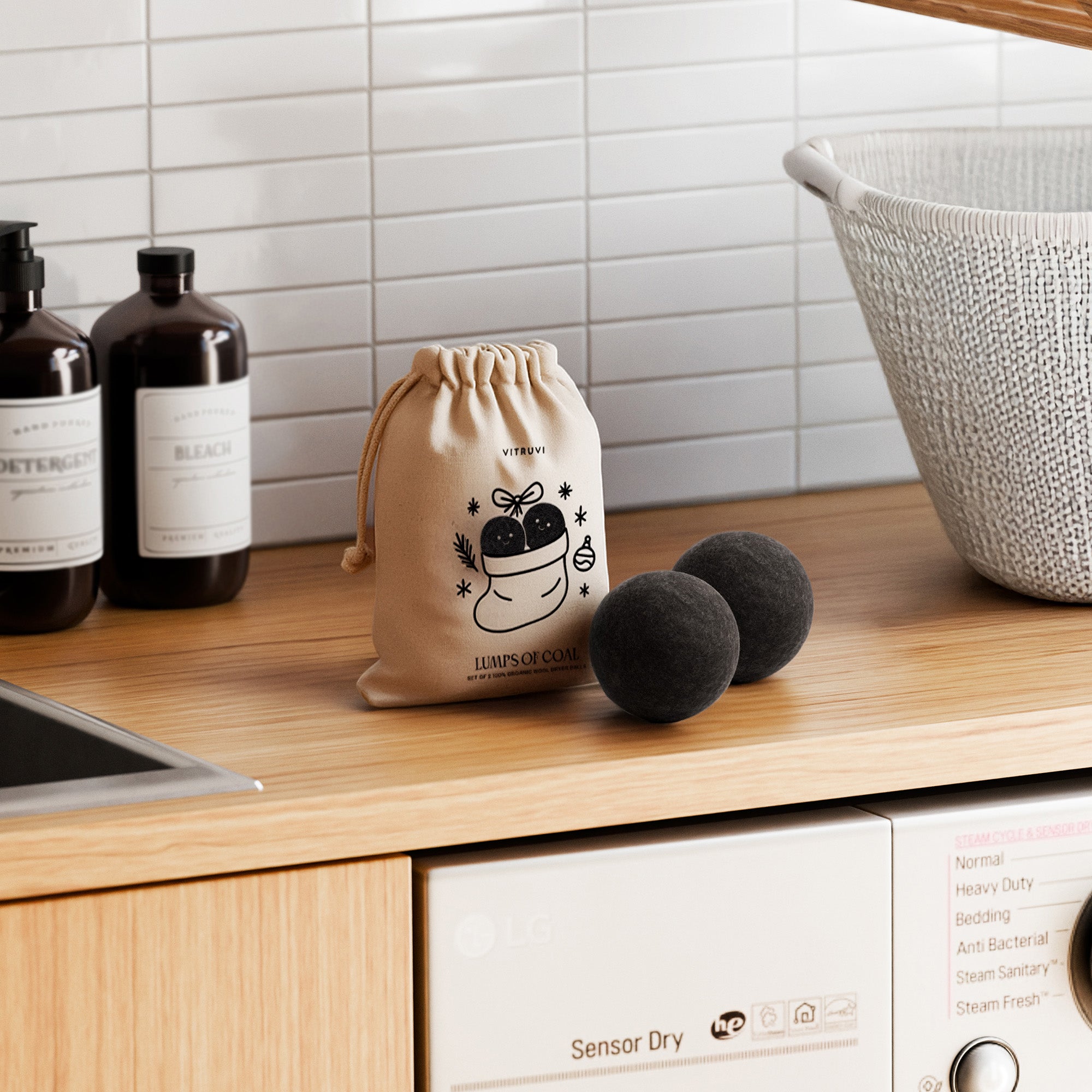 Lumps of Coal: Wool Dryer Balls